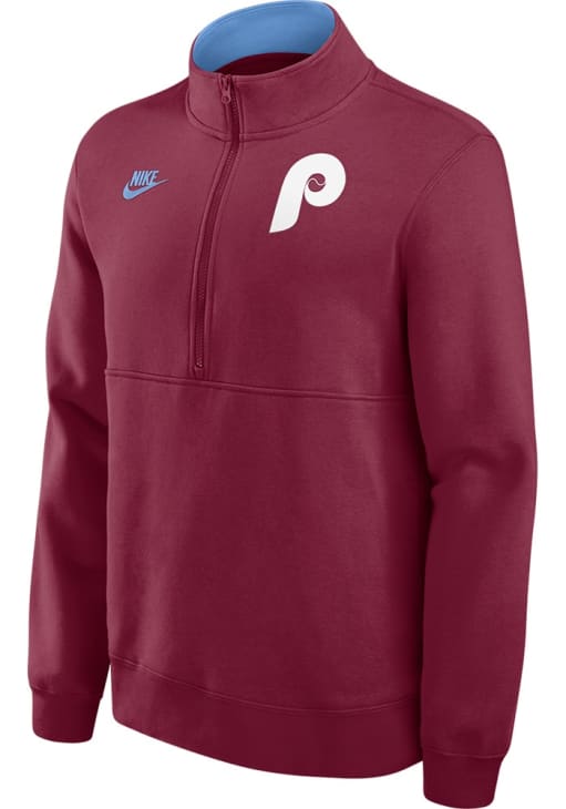 Nike Philadelphia Phillies Mens MAROON Cooperstown Knockout