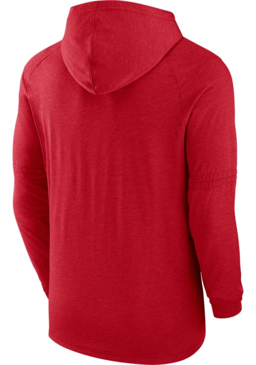 Nike Cincinnati Reds Mens Red AC Lightweight Lightweight Hoodie