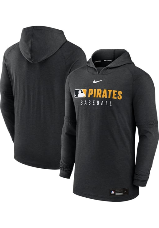 Nike Pittsburgh Pirates Mens BLACK AC Lightweight Lightweight