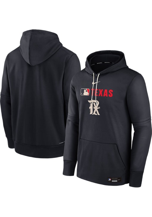 Texas Rangers Mens Nike NAVY AC City Connect TF Hood - 173215418