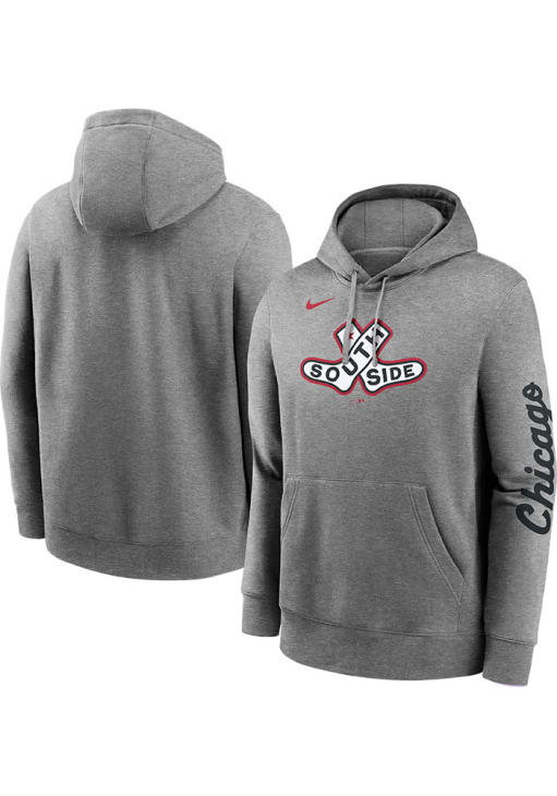 Nike Chicago White Sox Mens GREY City Connect French Terry Long