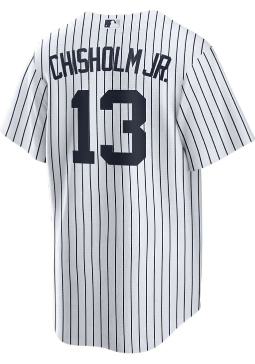 Jazz Chisholm Jr. New York Yankees Mens Replica White Home Jersey