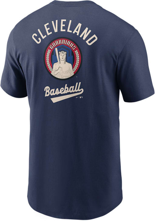 Nike Cleveland Guardians NAVY City Connect Short Sleeve T Shirt