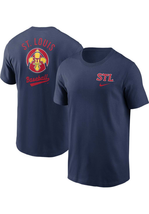Nike St Louis Cardinals NAVY City Connect Short Sleeve T Shirt