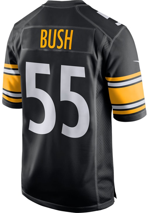 Devin Bush Pittsburgh Steelers BLACK Home Game Jersey - 17321762