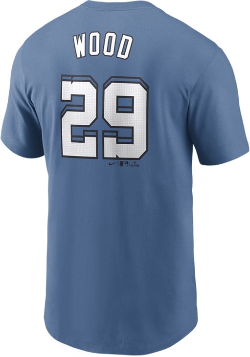 James Wood Washington Nationals BLUE Name Number Short Sleeve