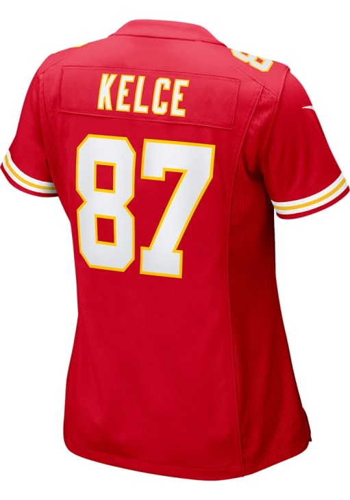 Travis Kelce Womens Kansas City Chiefs Red Home Game Football