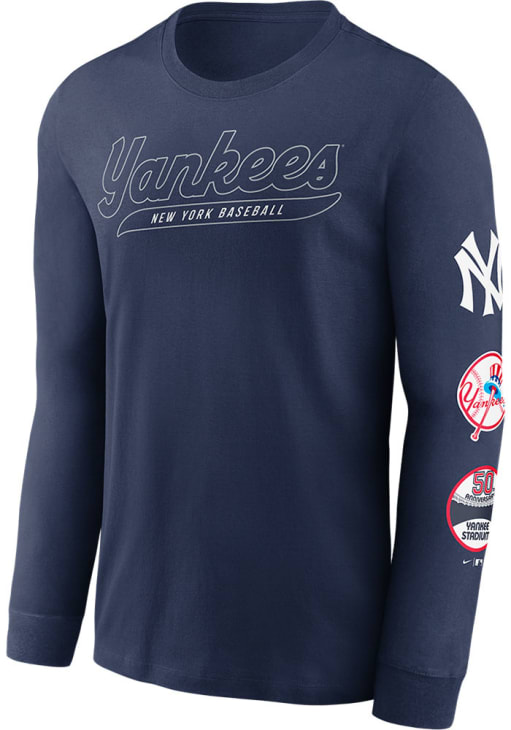 Nike New York Yankees Cooperstown Knockout Long Sleeve T Shirt