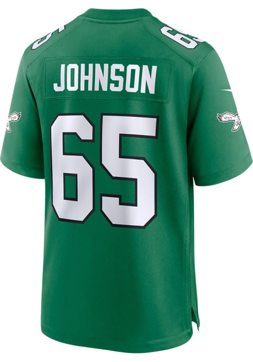 Lane Johnson Philadelphia Eagles KELLYGREEN Alt Game Jersey