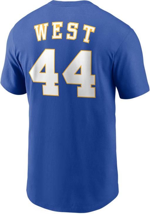 Jerry West West Virginia Mountaineers ROYAL Jerry West Name and