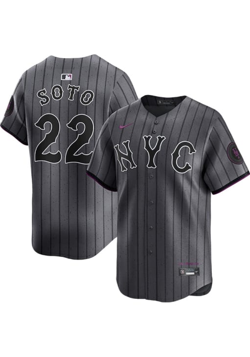 SOTO 99 黒 ユニフォーム Youth New York Mets Juan Soto Nike Black Fashion Replica Player Jersey