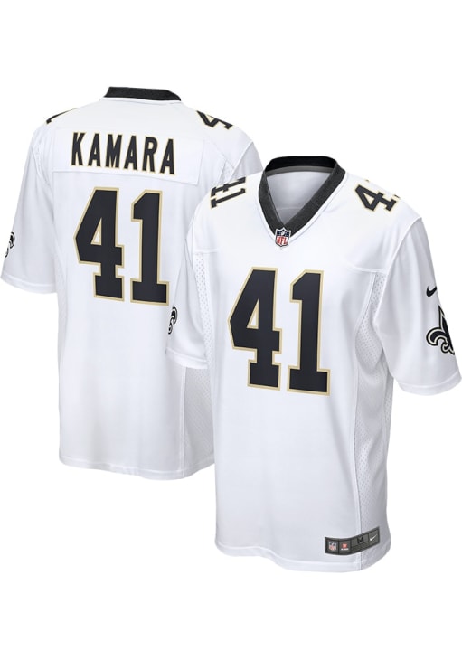 Alvin Kamara New Orleans Saints WHITE Road Game Jersey - 17321942