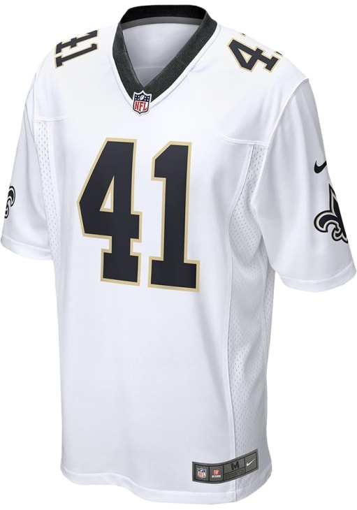 Alvin Kamara New Orleans Saints WHITE Road Game Jersey - 17321942