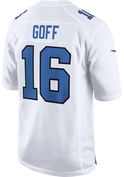 Jared Goff Detroit Lions WHITE Tundra Jersey - 173219523