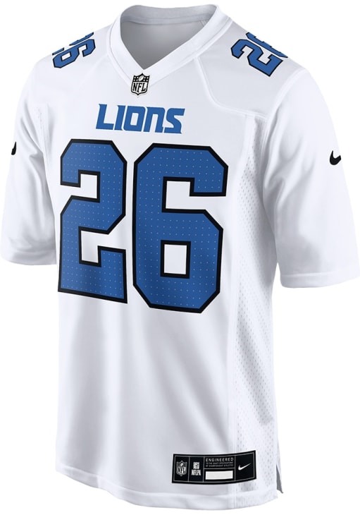 Jahmyr Gibbs Detroit Lions WHITE Tundra Jersey - 173219524