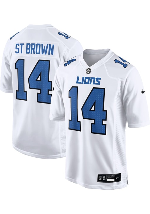 Amon-Ra St. Brown Detroit Lions White Tundra Design Jersey - 173219525