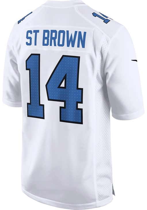 Amon-Ra St. Brown Detroit Lions White Tundra Design Jersey - 173219525