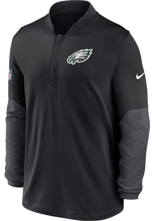 Nike Philadelphia Eagles Mens BLACK Sideline Pullover - 173219611