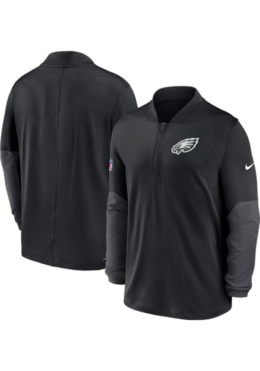 Nike Philadelphia Eagles Mens BLACK Sideline Pullover - 173219611