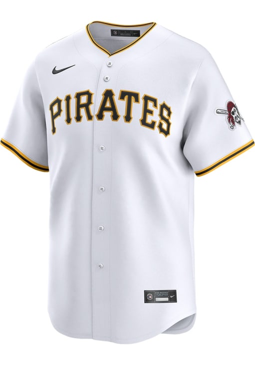 Nike Pittsburgh Pirates Mens White Home Limited Baseball Jersey