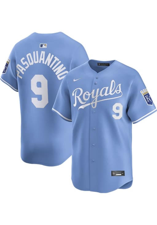 Vinnie Pasquantino Kansas City Royals Mens LIGHT BLUE Alternate
