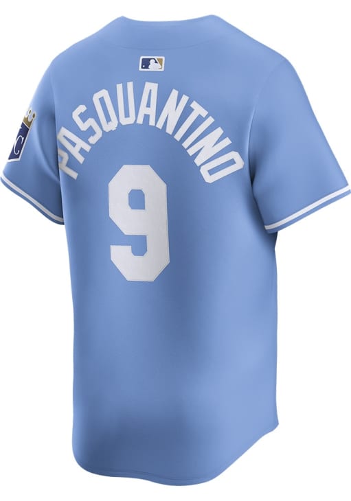 Vinnie Pasquantino Kansas City Royals Mens LIGHT BLUE Alternate