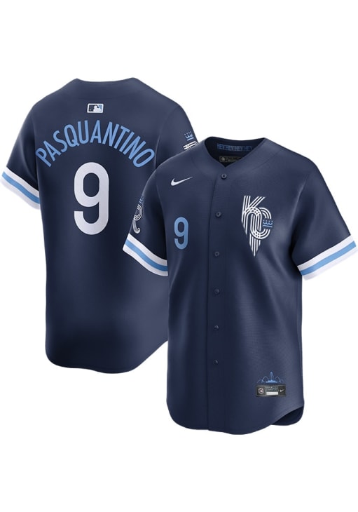 Vinnie Pasquantino Kansas City Royals Mens NAVY City Connect