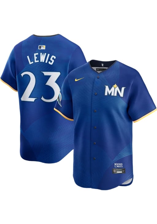 Royce Lewis Minnesota Twins Mens BLUE City Connect Limited