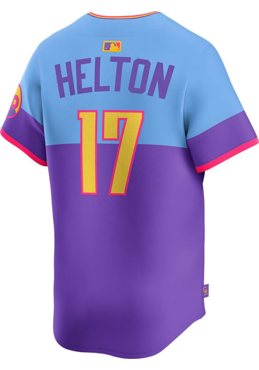 Todd Helton Colorado Rockies Mens PURPLE City Connect Limited