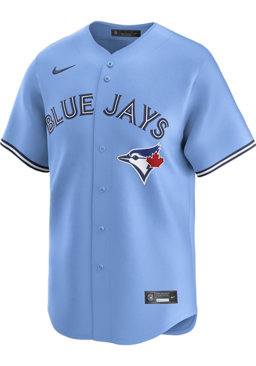 Nike Toronto Blue Jays Mens LIGHT BLUE Alternate Limited Baseball