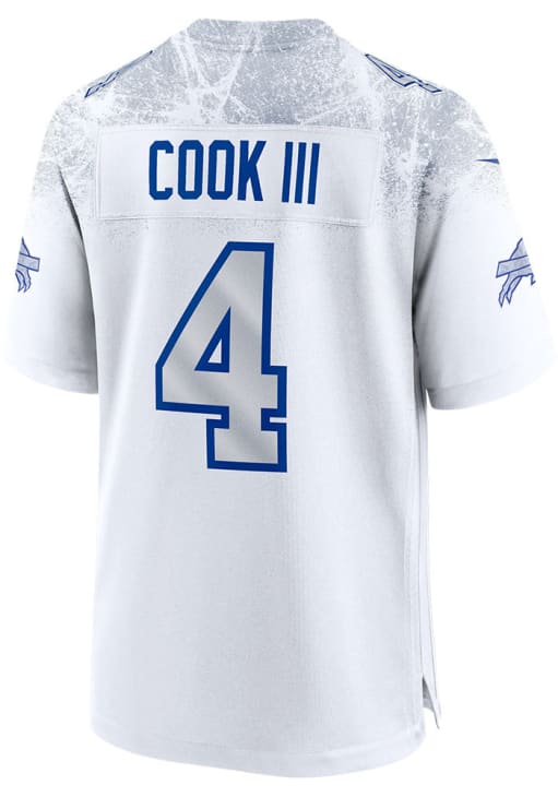 James Cook Buffalo Bills White Alt Game Jersey - 173220282 James Cook Buffalo Bills White Alt Game Jersey - 173220282