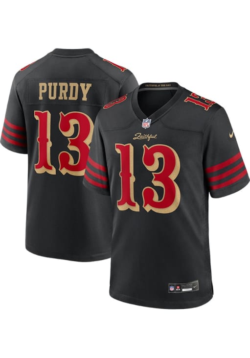 Brock Purdy San Francisco 49ers BLACK Alt Game Jersey - 173220287