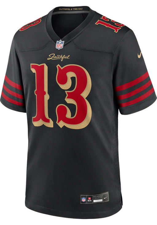 Brock Purdy San Francisco 49ers BLACK Alt Game Jersey - 173220287