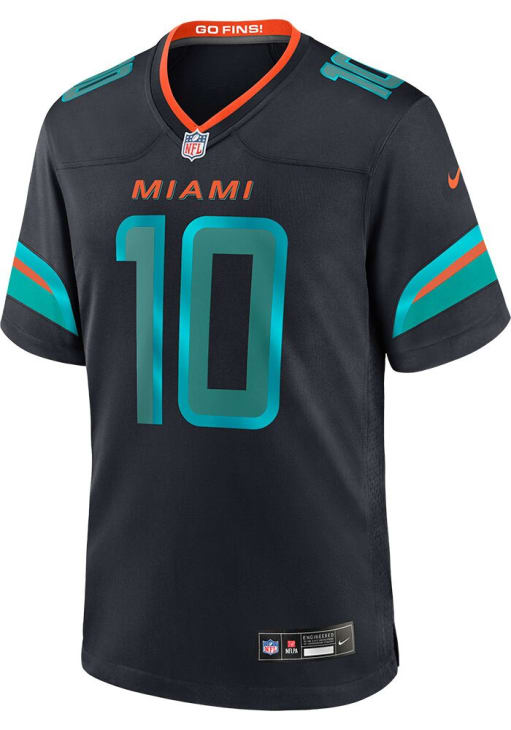 Tyreek Hill  Nike Miami Dolphins Blue Alt Game Football Jersey