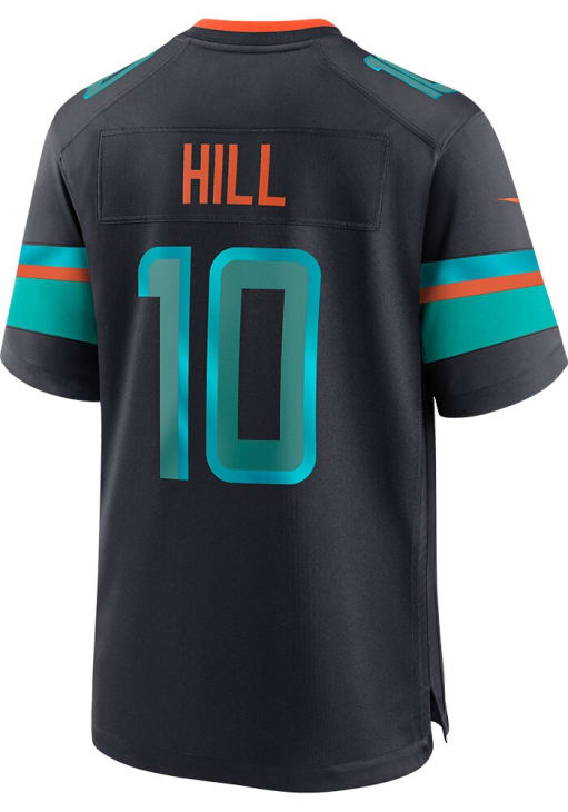 Tyreek Hill  Nike Miami Dolphins Blue Alt Game Football Jersey