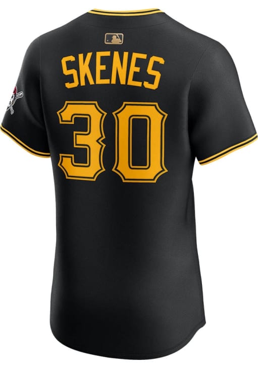 Paul Skenes Pittsburgh Pirates Mens BLACK 2024 NL Rookie of the