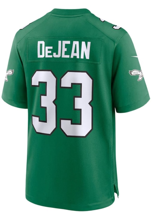 Cooper DeJean Philadelphia Eagles KELLYGREEN Alt Jersey - 173220323