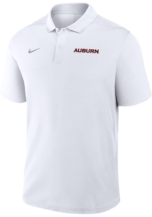 Auburn  酋長 sporeling① Nike Auburn Tigers Mens Victory White Short Sleeve Polo - 173221043