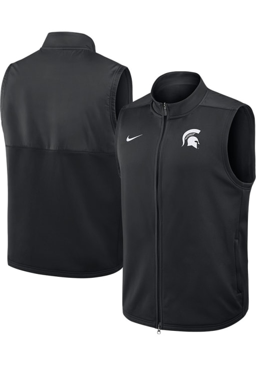 Nike Michigan State Spartans Mens BLACK Victory Vest - 173221918