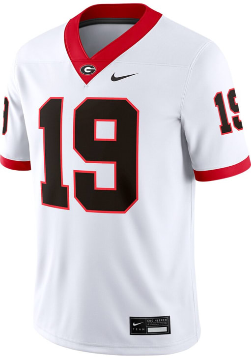 Brock Bowers Georgia Bulldogs White Football Brock Bowers Vapor