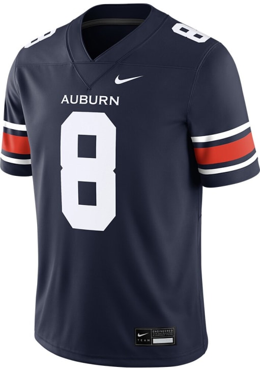 Cam Coleman Auburn Tigers NAVY Football Cam Coleman Vapor Jersey