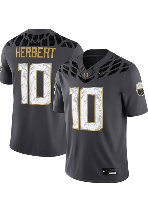 Justin Herbert Mens ANTHRACITE Oregon Ducks Football Vapor
