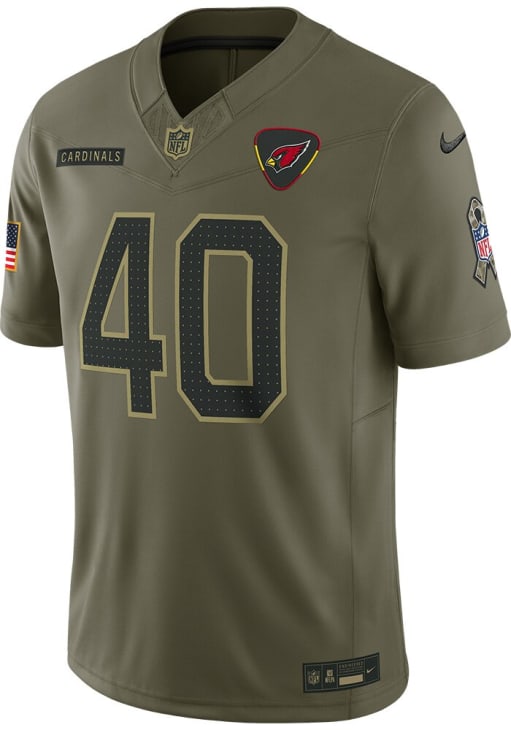Pat Tillman Arizona Cardinals Mens OLIVE Salute to Service Limited