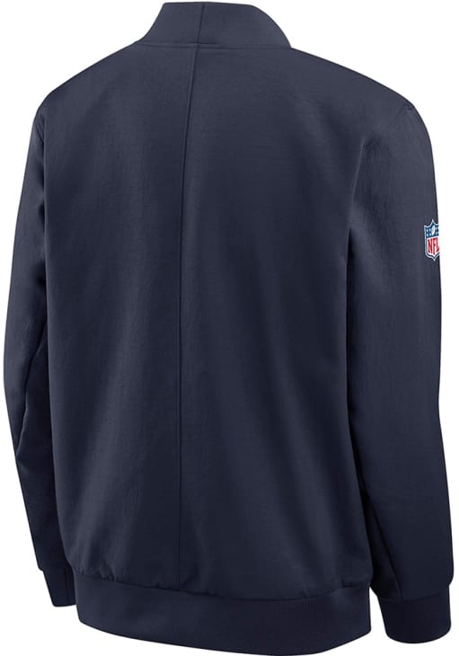 Nike Dallas Cowboys Mens NAVY Sideline Bomber Medium Weight Jacket