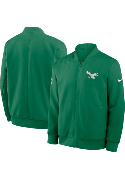 Nike Philadelphia Eagles Mens KELLYGREEN Sideline Bomber Medium