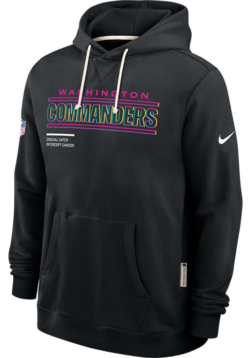 Nike Washington Commanders Mens BLACK Crucial Catch Hoodie - 173227172