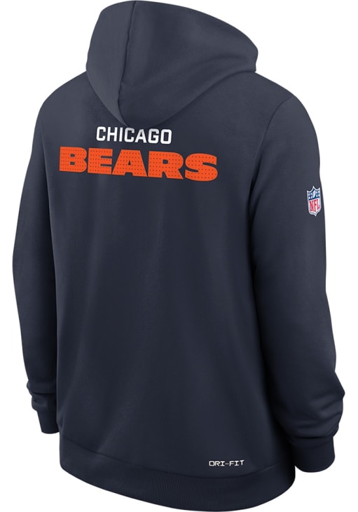 USA購入 ナイキ製 NFL【Chicago Bears】パーカーUS Sサイズ Nike Chicago Bears Mens NAVY Sideline Hoodie - 173227199