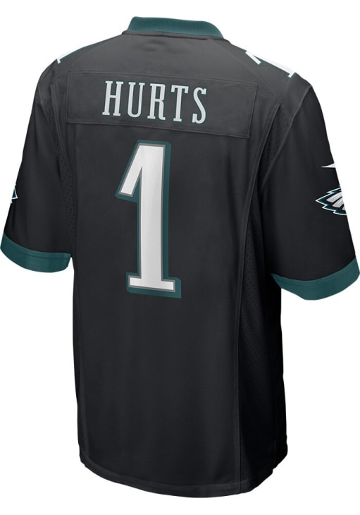 Jalen Hurts Philadelphia Eagles Alternate Game Jersey - BLACK