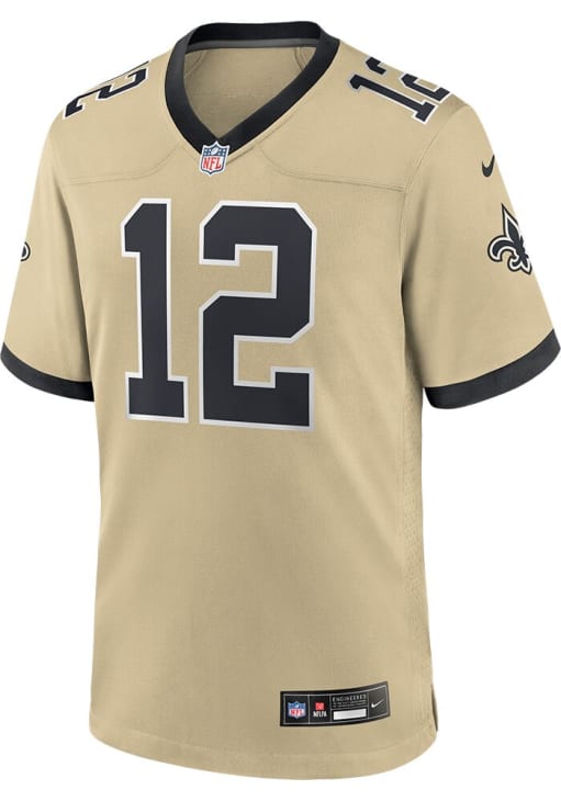 Chris Olave New Orleans Saints GOLD Alt Game Jersey - 173227582