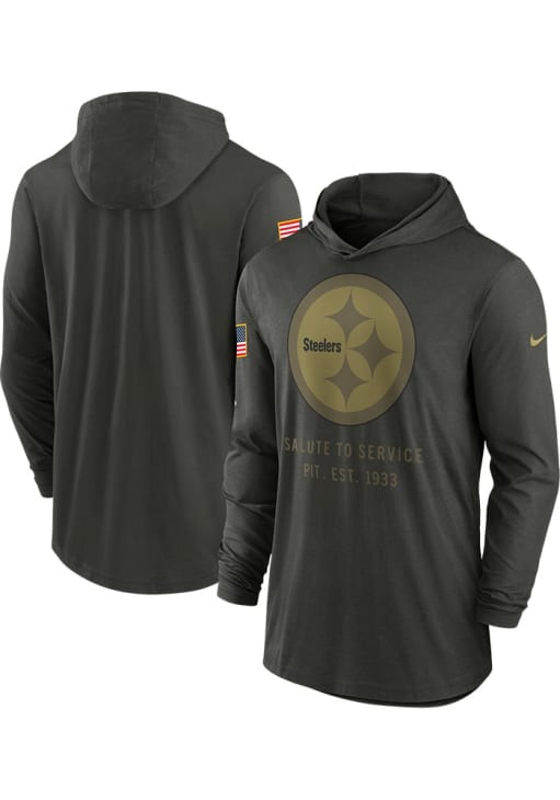 Nike Pittsburgh Steelers Mens GREEN Salute to Service Lightweight